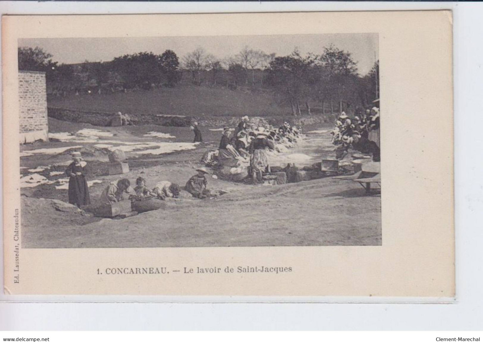 CONCARNEAU: Le Lavoir De Saint-jacques - Très Bon état - Concarneau