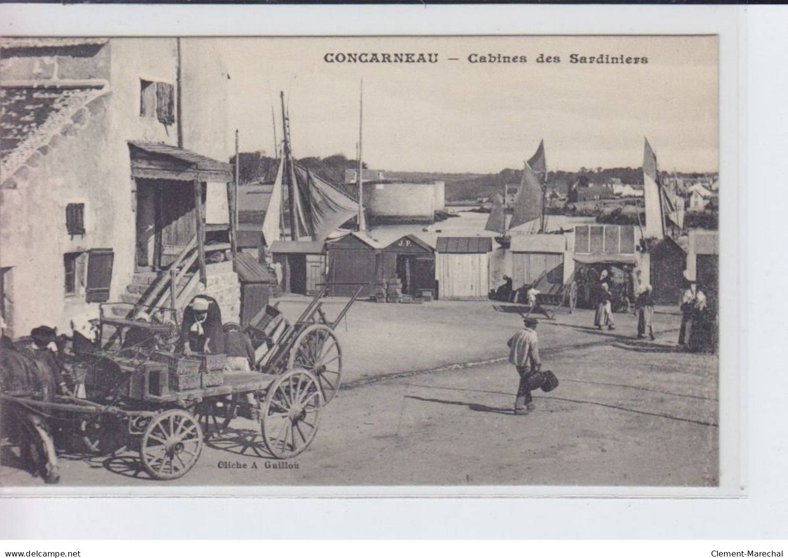 CONCARNEAU: Cabines Des Sardiniers - Très Bon état - Concarneau