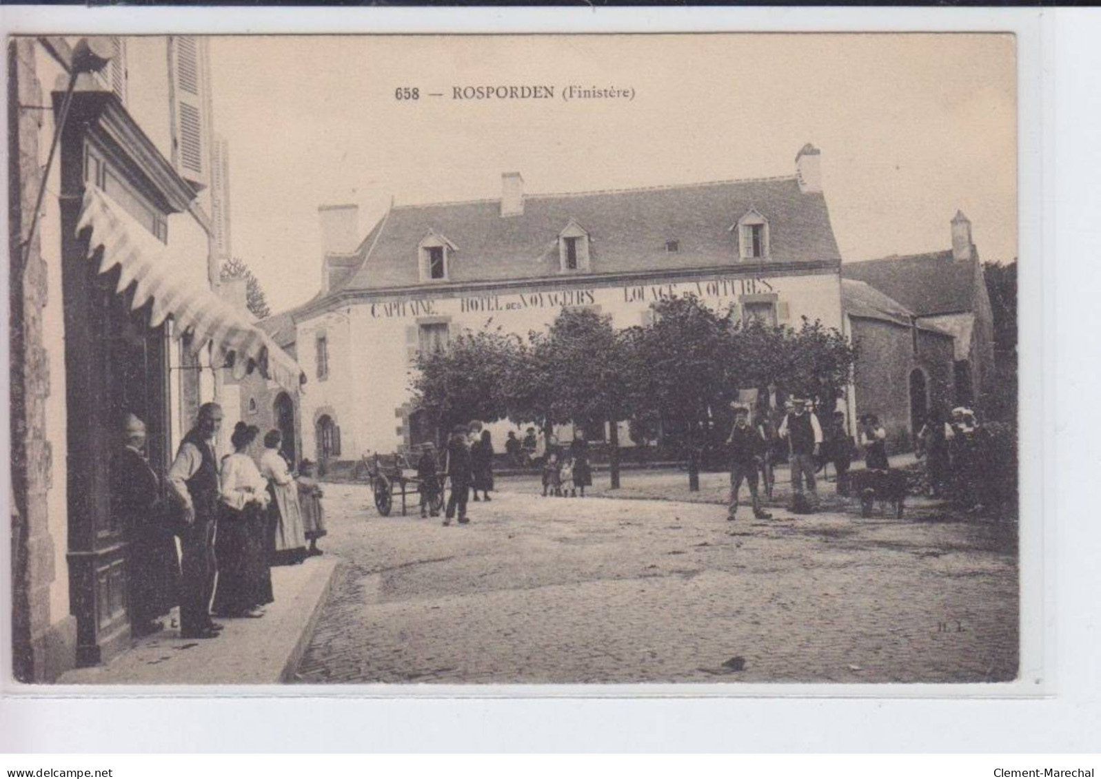 ROSPRODEN: Capitaine Hotel Des Voyages, Louage De Voitures - Très Bon état - Altri & Non Classificati