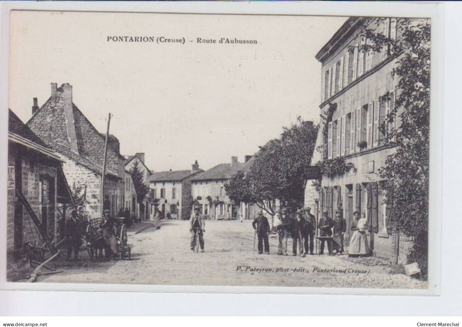 PONTARION: Route D'aubusson - Très Bon état - Pontarion