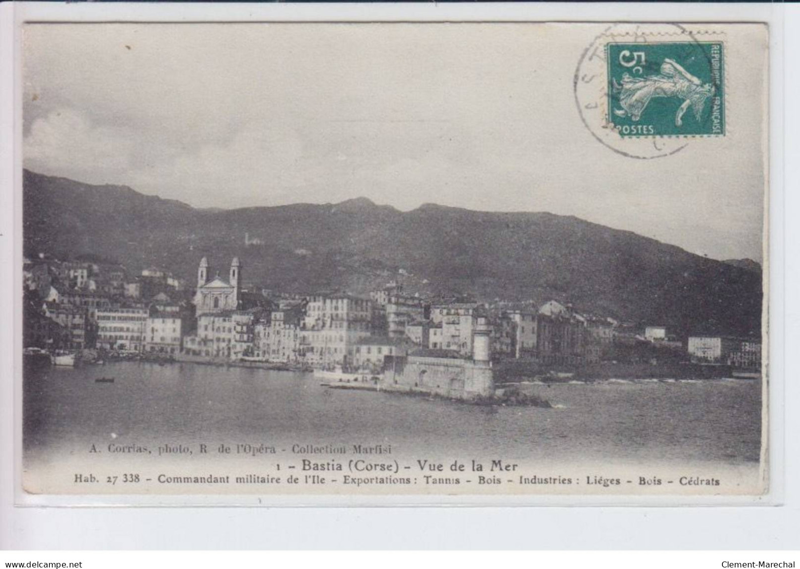 BASTIA: Vue De La Mer - Très Bon état - Bastia