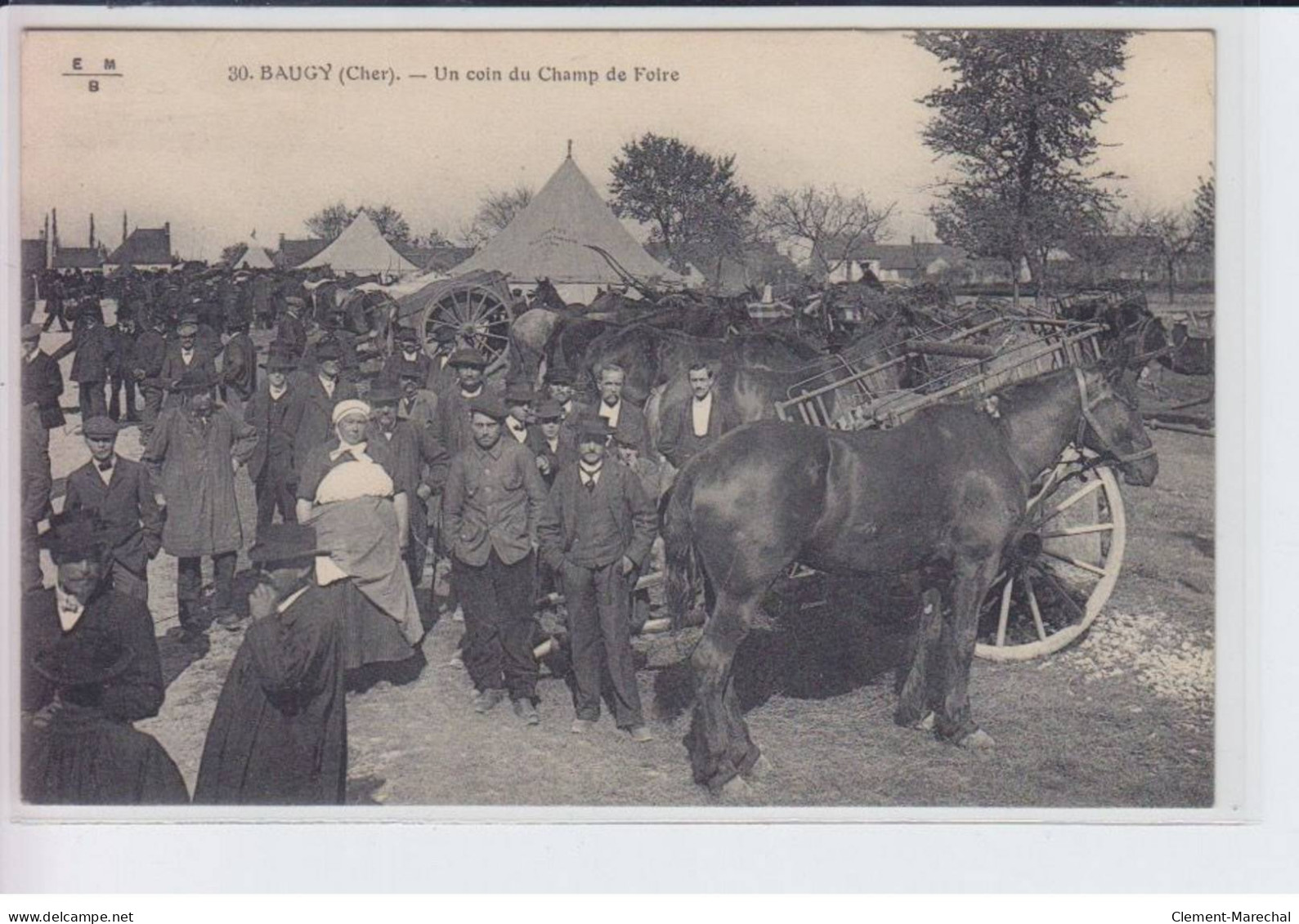 BOUGY: Un Coin Du Champ De Foire - Très Bon état - Baugy