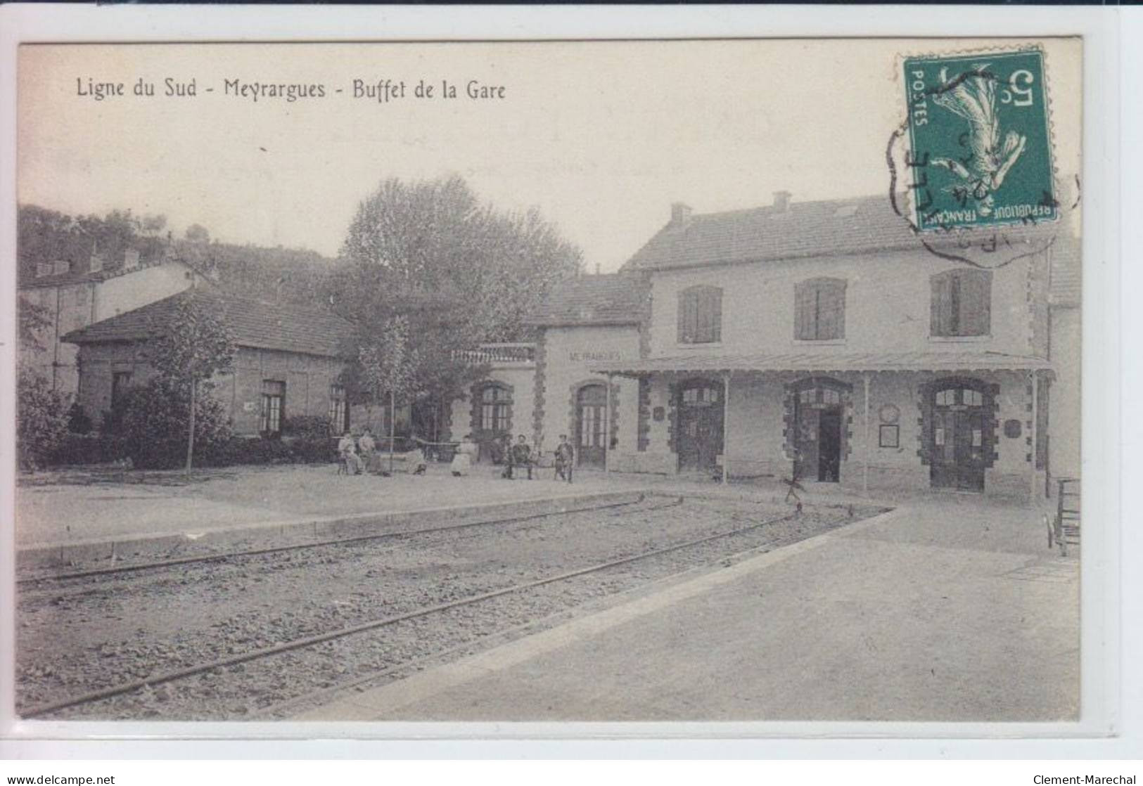 MEYRARGUES: Ligne Du Sud, Buffet De La Gare - Très Bon état - Meyrargues