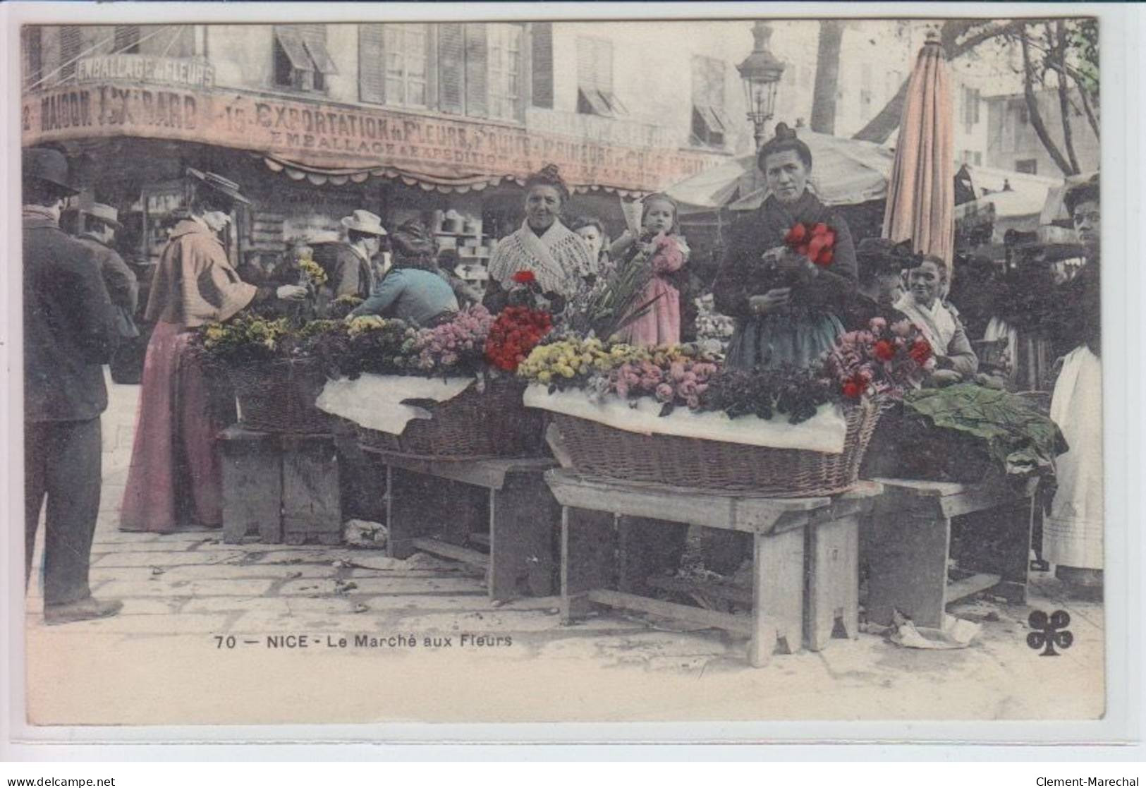 NICE - Le Marché Aux Fleurs, Rare En Couleur - Très Bon état - Mercadillos