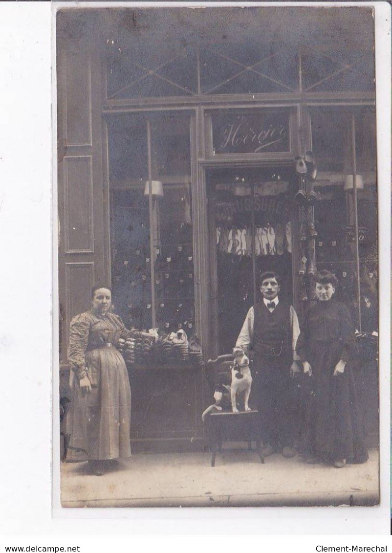 PARIS - Carte - Photo - P. Mercier - Spécialité De Chaussures - 77 Rue Saint Louis En L'Ile - Très Bon état - Paris (04)