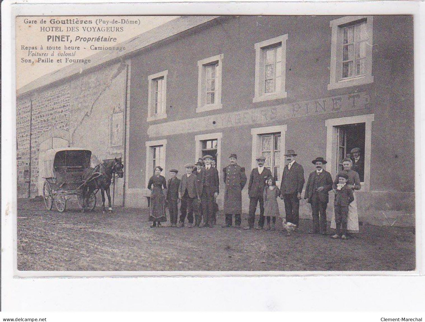 GOUTTIERES - Hôtel Des Voyageurs - Pinet Propriétaire - Très Bon état - Otros & Sin Clasificación