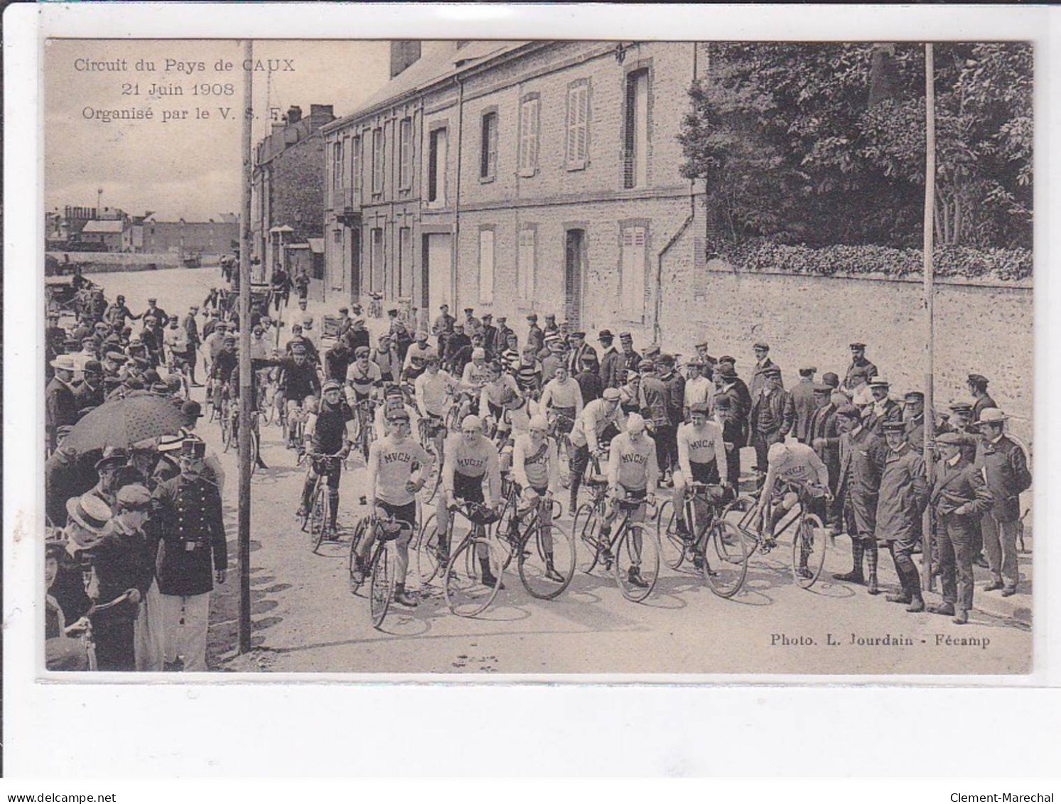 PAYS DE CAUX - Circuit - 21 Juin 1908 - Organisé Par V.S.F - Très Bon état - Autres & Non Classés