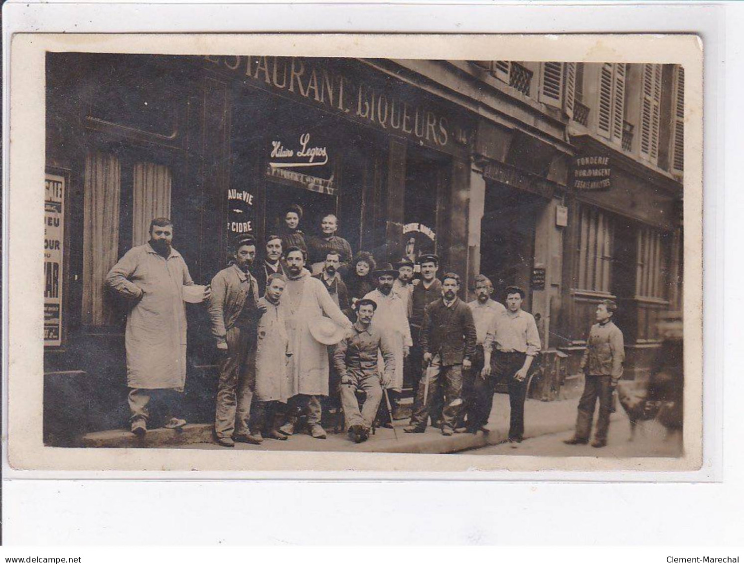 PARIS - Carte - Photo - Legros Hilaire - Vins - 14 Rue De Montmorency - Très Bon état - District 03