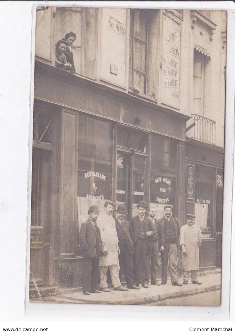 PARIS - Carte - Photo Carbonnet - Vins - 22 Rue Des Deux Ponts - état - District 04