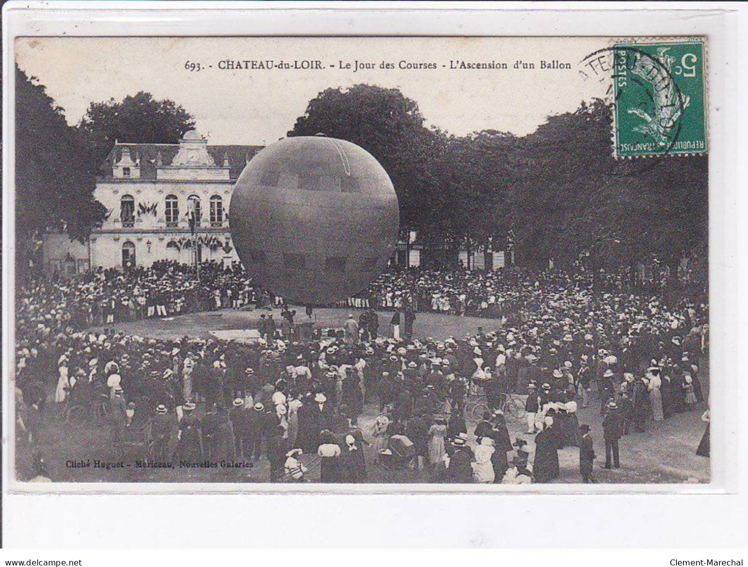CHATEAU DU LOIR - Le Jour Des Courses - L'ascension D'un Ballon - Très Bon état - Chateau Du Loir
