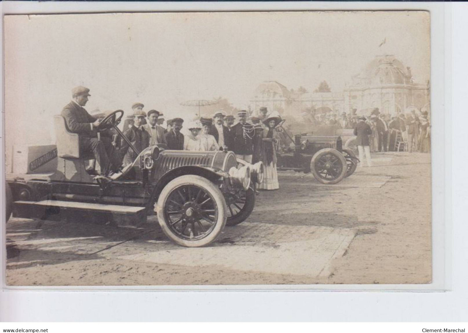 ROYAN: course automobile 1908, 13CPA - très bon état