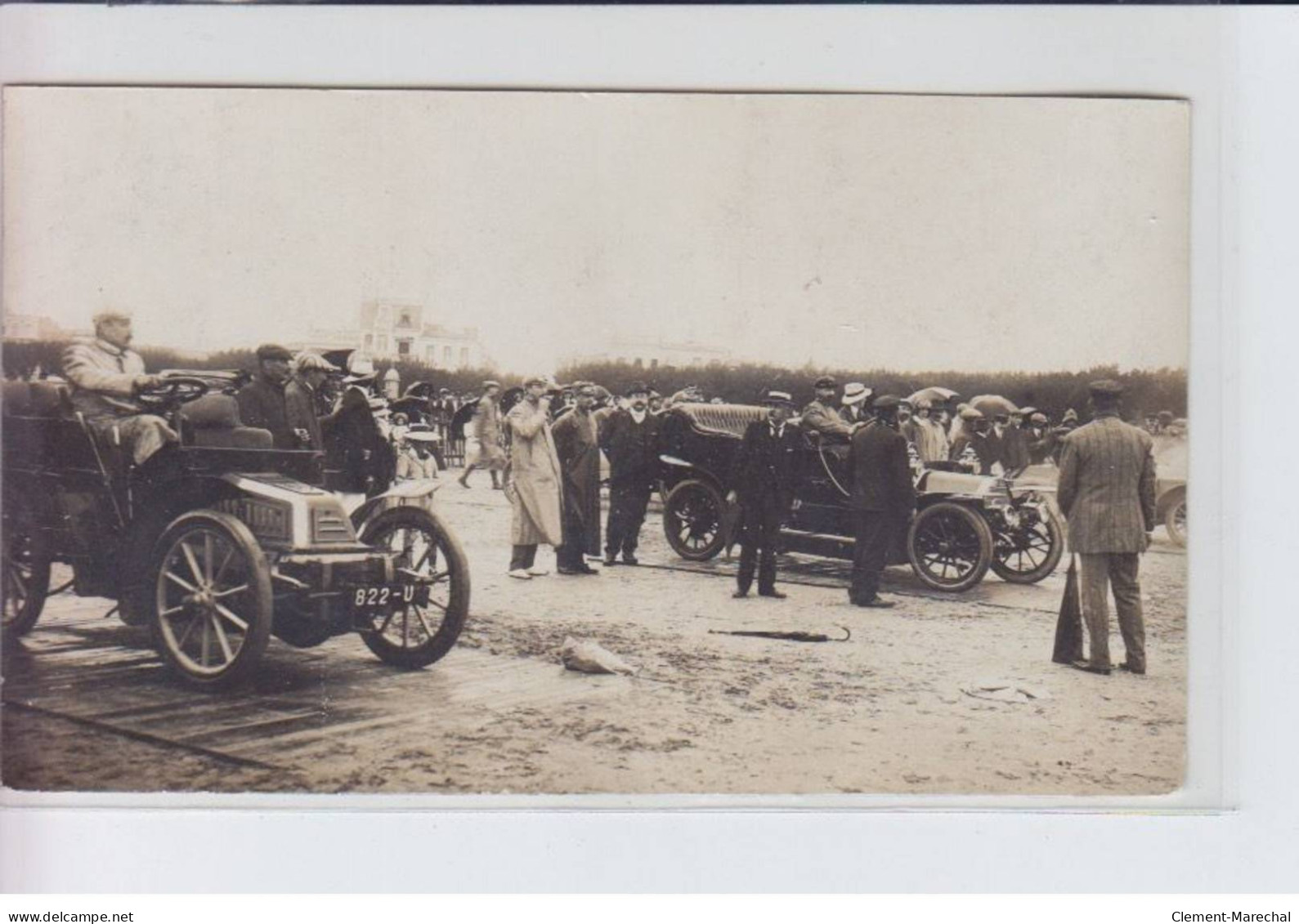 ROYAN: course automobile 1908, 13CPA - très bon état