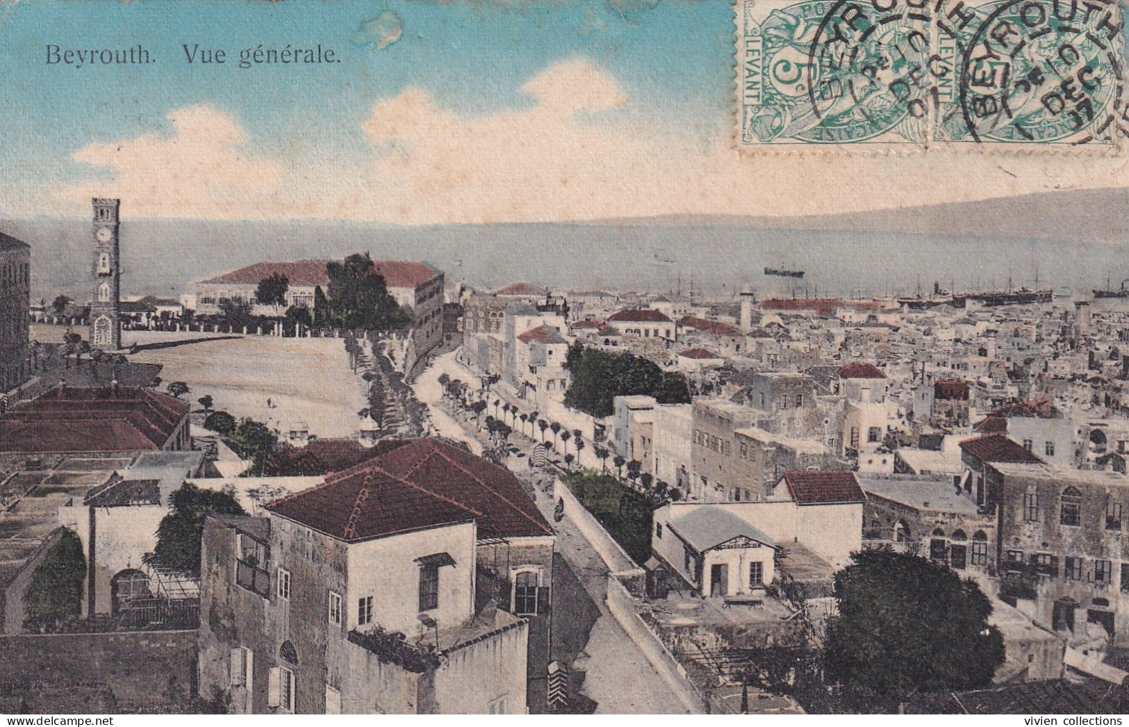 Liban Beyrouth Vue Générale En 1907 - Lebanon