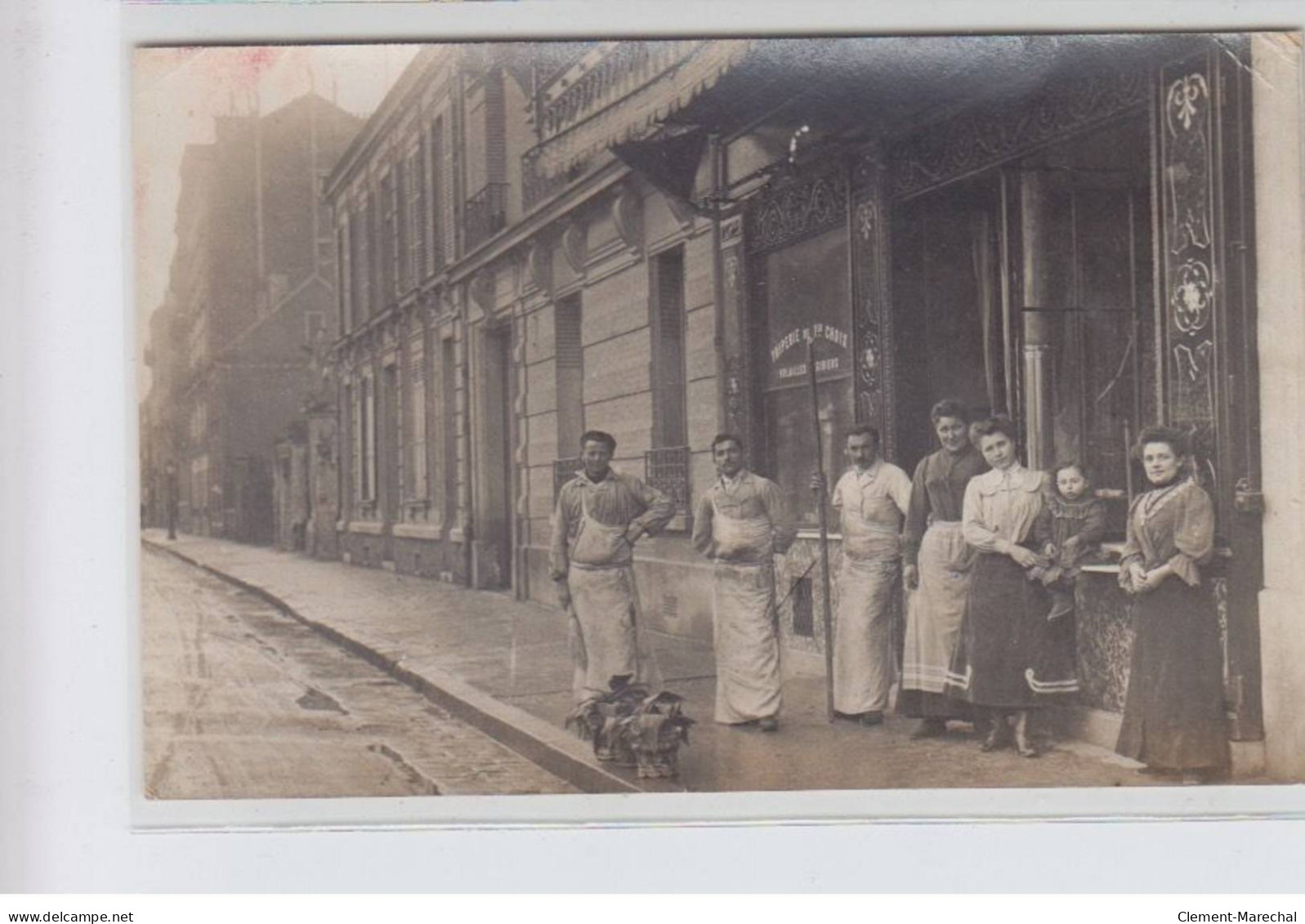 ASNIERE-CLAMART: Boucherie Roberdeau,asnieres Av. 10 De Paris - état - Asnieres Sur Seine