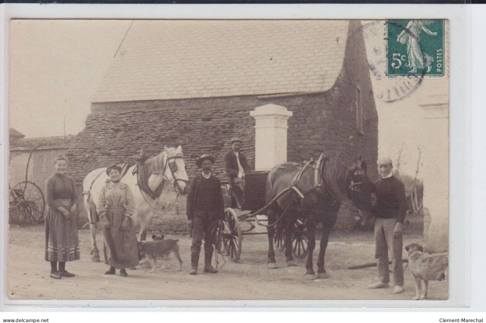 GUILLON: Famille Grossetete, Chevaux - Très Bon état - Guillon