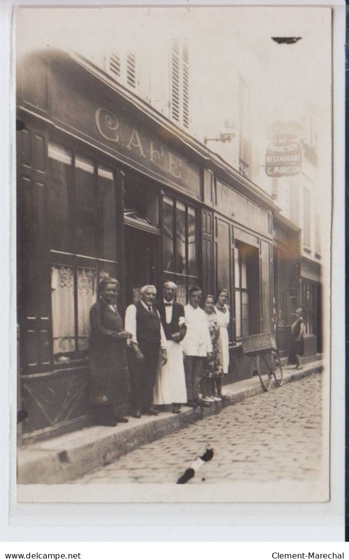SENS: Café, à L'escargot De Bourgogne, C. Morisson - Très Bon état - Sens