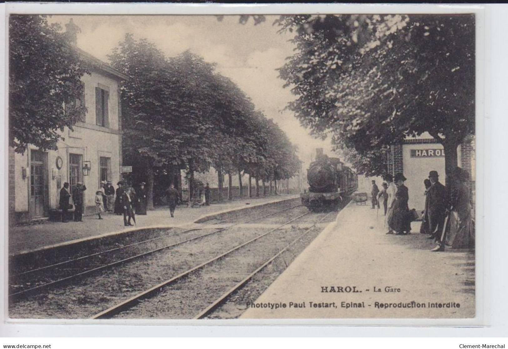 HAROL: La Gare, Train - Très Bon état - Autres & Non Classés