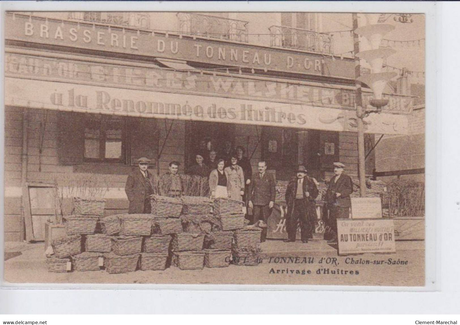 CHALONS-sur-SAONE: Brasserie Du Tonneau D'or à Le Remoné - Très Bon état - Chalon Sur Saone