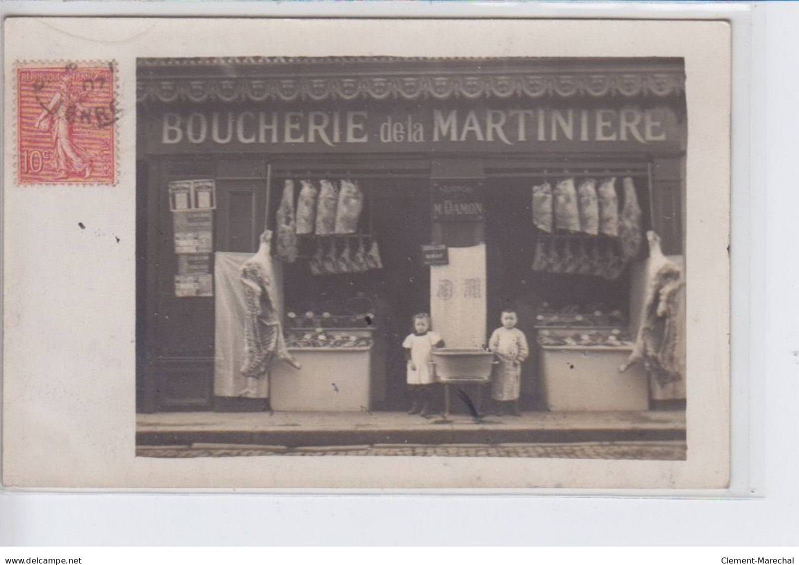 LYON: Boucherie De La Martiniere - Très Bon état - Other & Unclassified