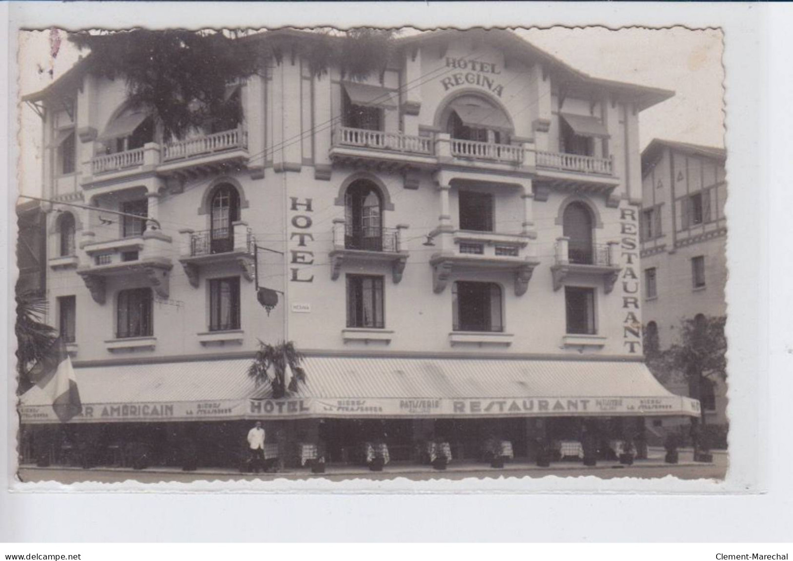 HENDAYE: Hotel Regina, Bar Americain, Restaurant - Très Bon état - Hendaye