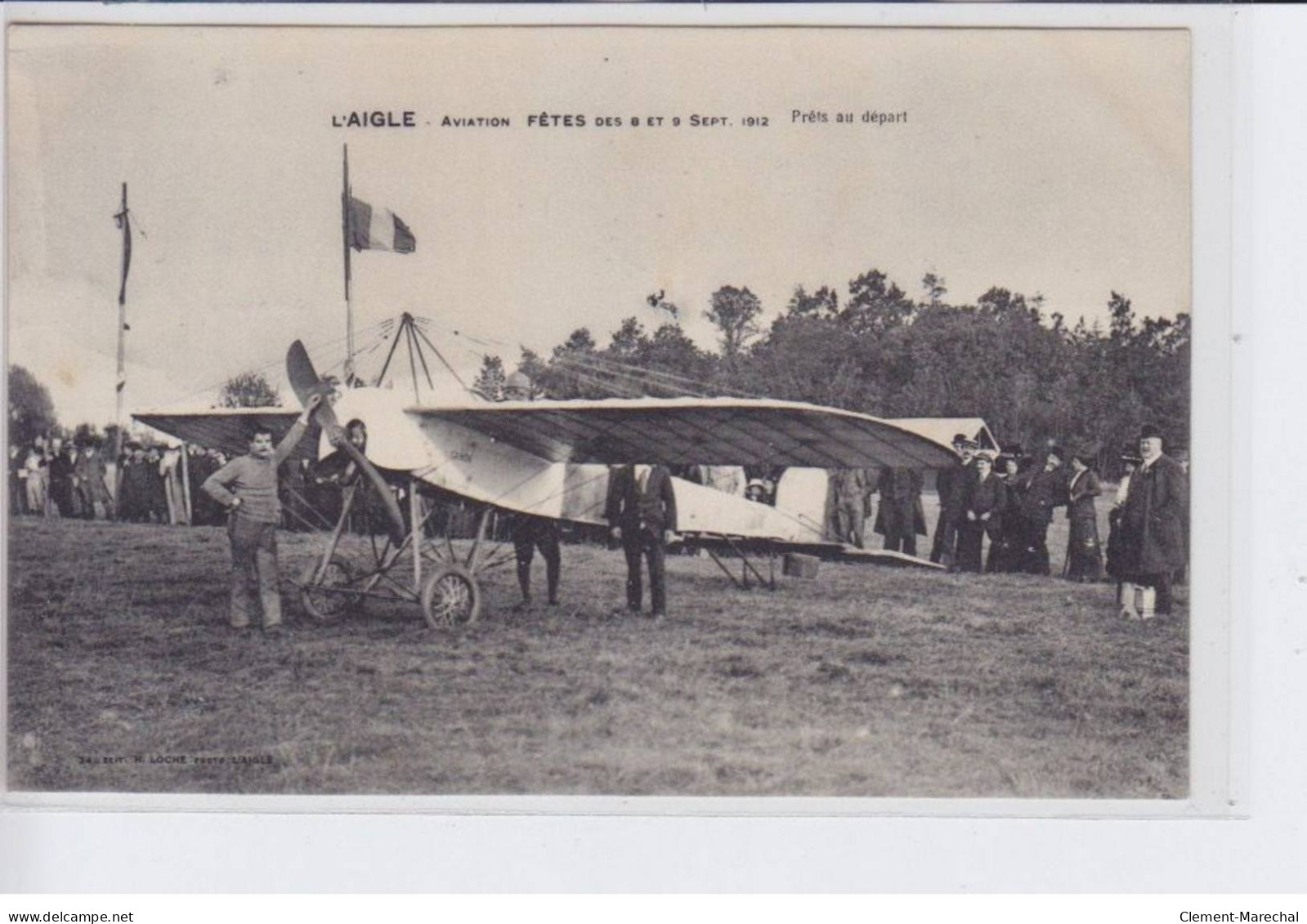 L'AIGLE: Aviation Fêtes Des 8, 9 Septembre 1912 Prêts Au Départ - Très Bon état - L'Aigle