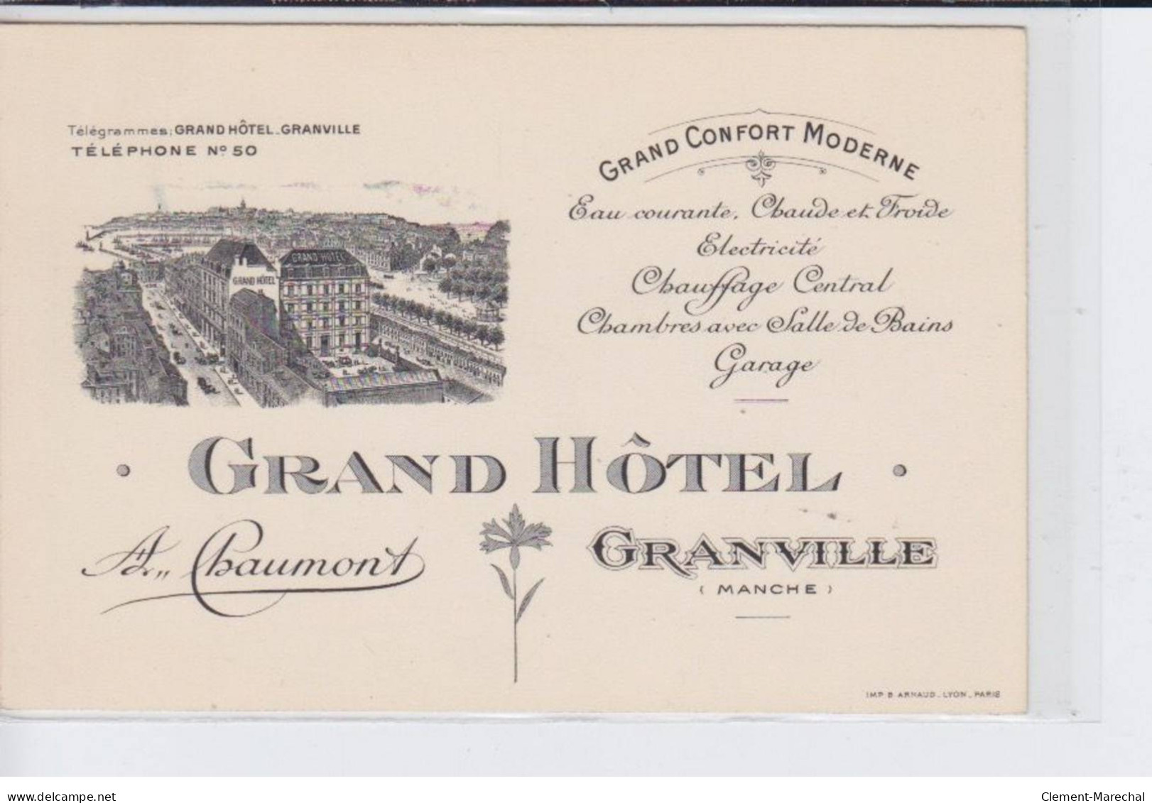 GRANVILLE: Grand Confort Moderne, Grand Hôtel - Très Bon état - Granville