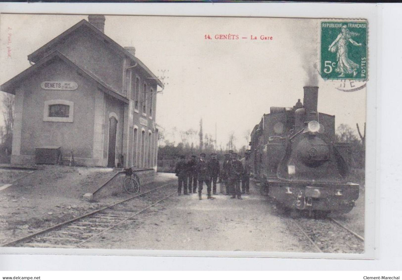 GENETS: La Gare, Train - Très Bon état - Other & Unclassified