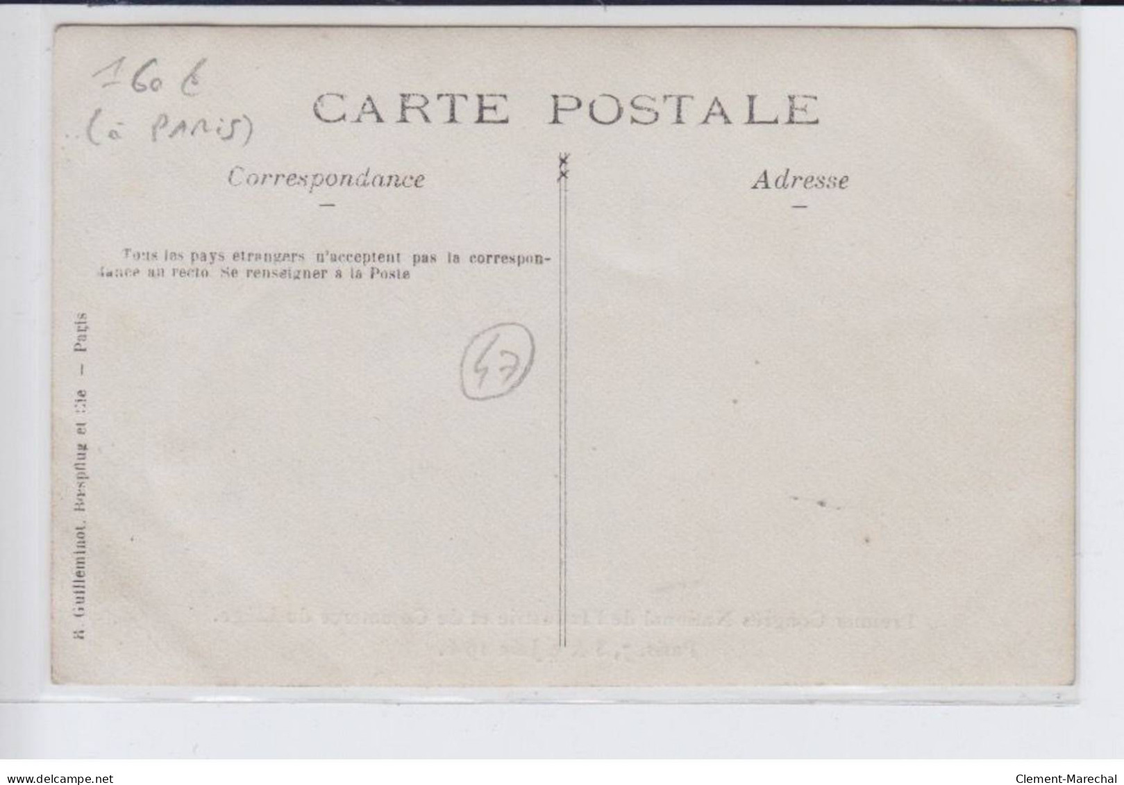 LOT Et GARONNE: Premier Congrès National De L'industrie Et Du Commerce Du Liège à Paris 7,8,9 Juin 1906 - Très Bon état - Autres & Non Classés