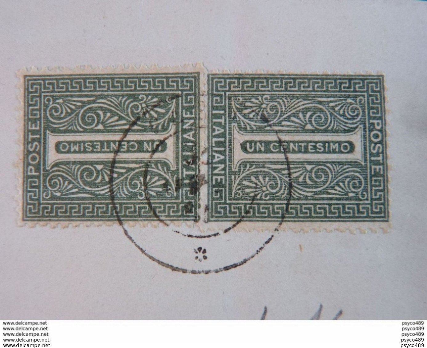 2051 ITALIA Regno-1863- "L 14 Cifra Londra" C. 1 CARPI>CODIGORO (descrizione) - Marcofilía