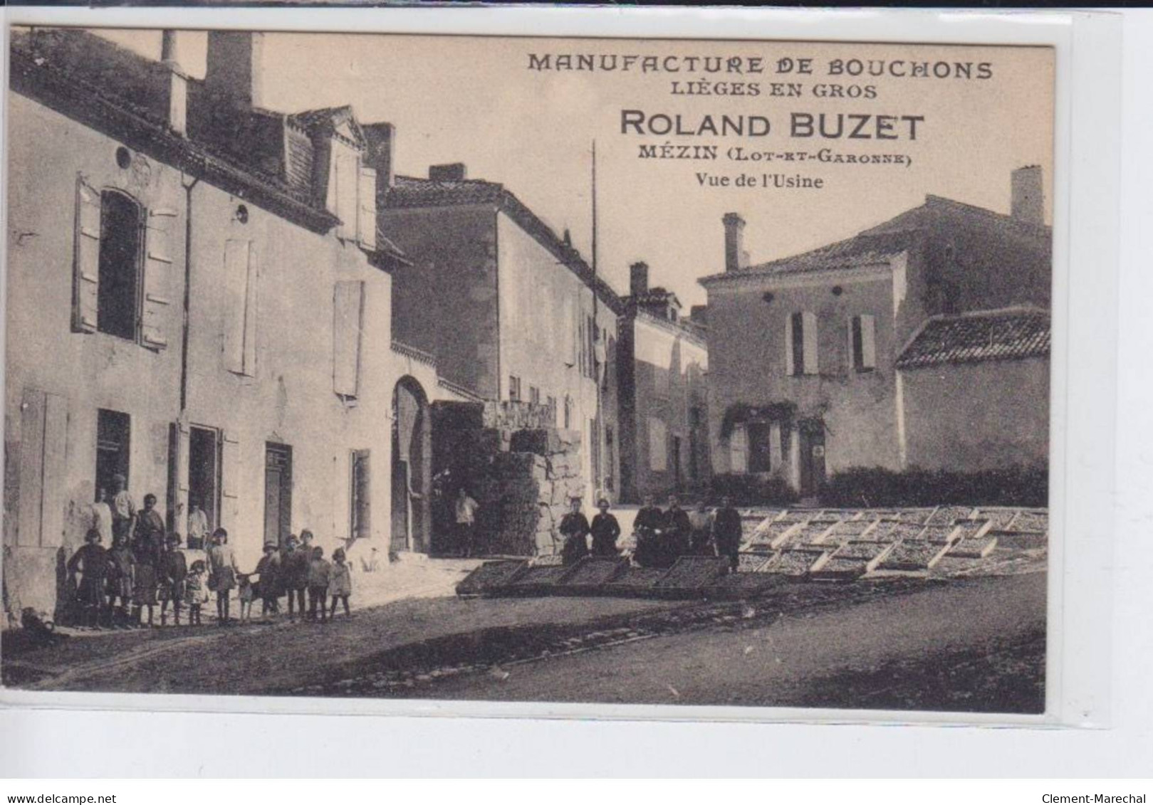 MEZIN: Manufacture De Bouchons Lièges En Gros, Roland Buzet, Vue De L'usine - Très Bon état - Other & Unclassified