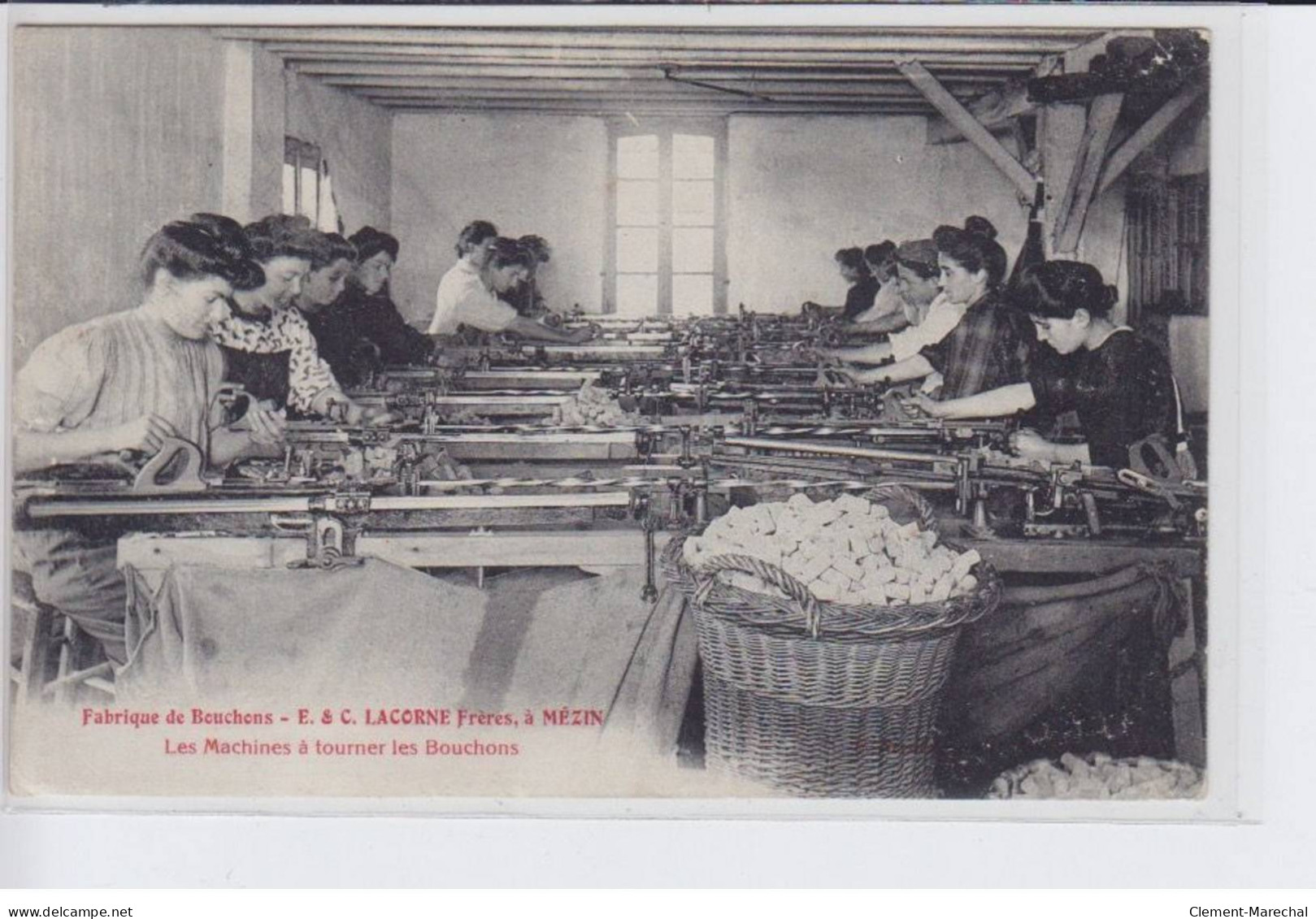 MEZIN: Fabrique De Bouchons E. Et C. Lacorne Frères, Les Machines à Tourner Les Bouchons - Très Bon état - Other & Unclassified