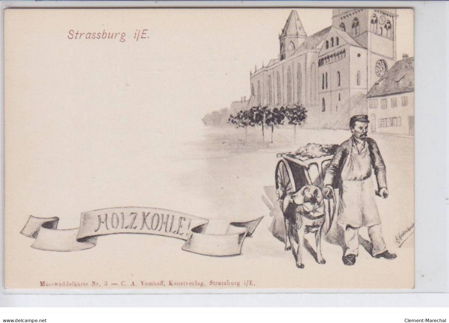 STRABOURG: Molzkomle!, Voiture à Chien - Très Bon état - Straatsburg