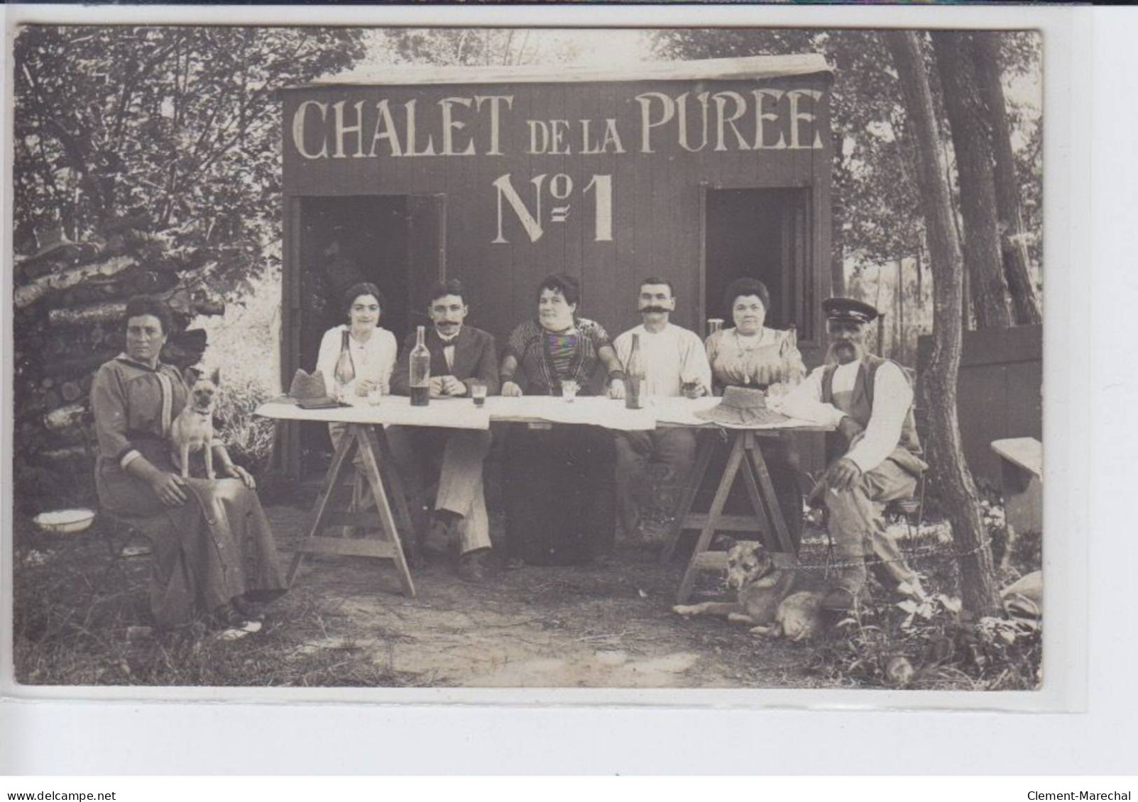 FRANCE: Chalet De La Purée N1, Personnages Apéro, Vins - Très Bon état - Photos