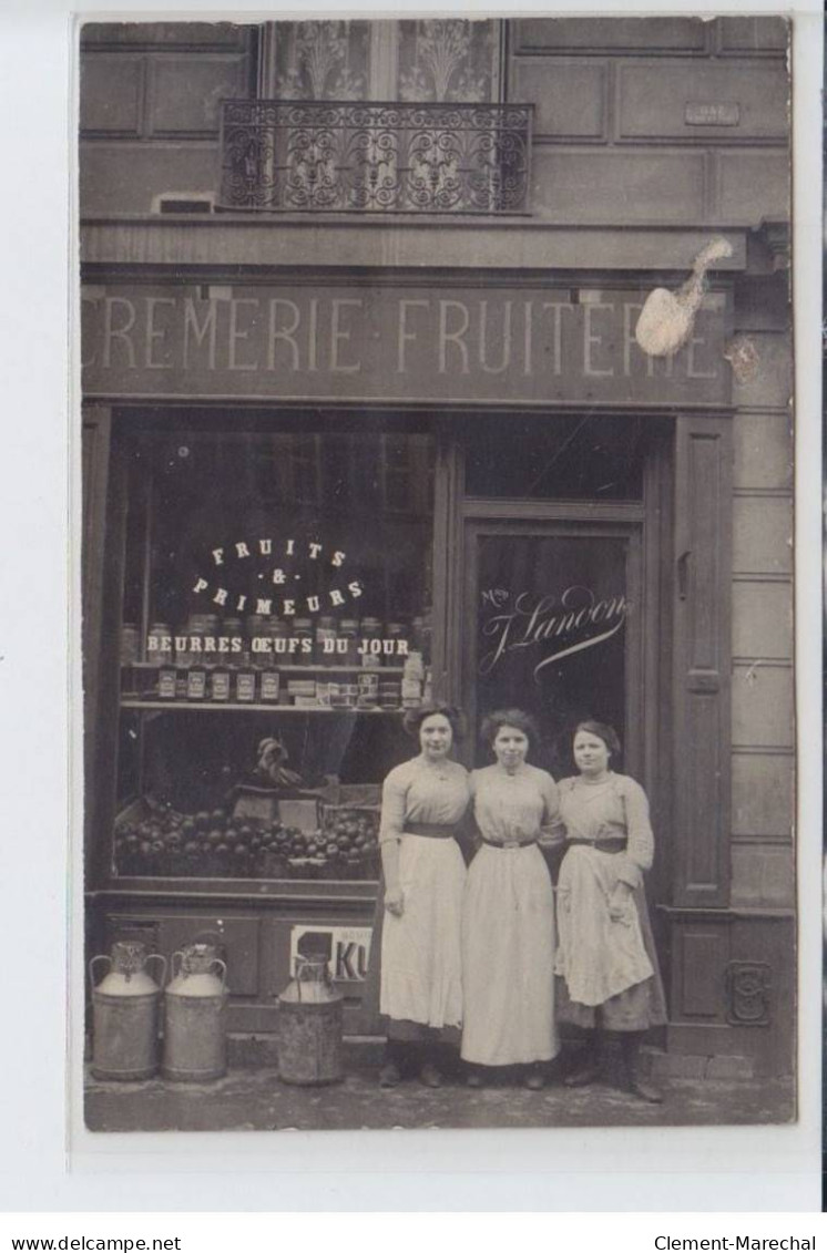 FRANCE: Cremerie Fruiterie, Primeurs, Beurres Oeufs Du Jour, J. Landon - état - Photos