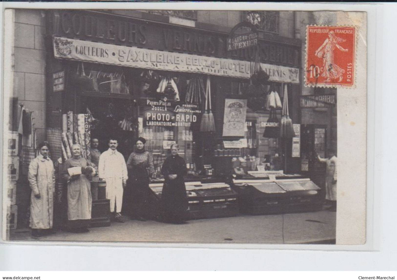 FRANCE: Couleurs Vernis Brosseries Saxoleine Benzo-moteur, A. Gaudier Papier Plaques Jougla Photo Rapid - Très Bon état - Photos