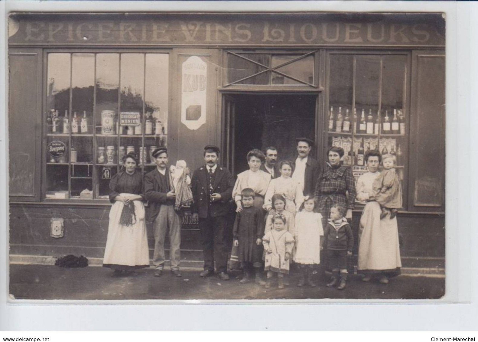 FRANCE: épicerie Vins Liqueurs, Bouillon Kub, Chocolat Menier - Très Bon état - Photos