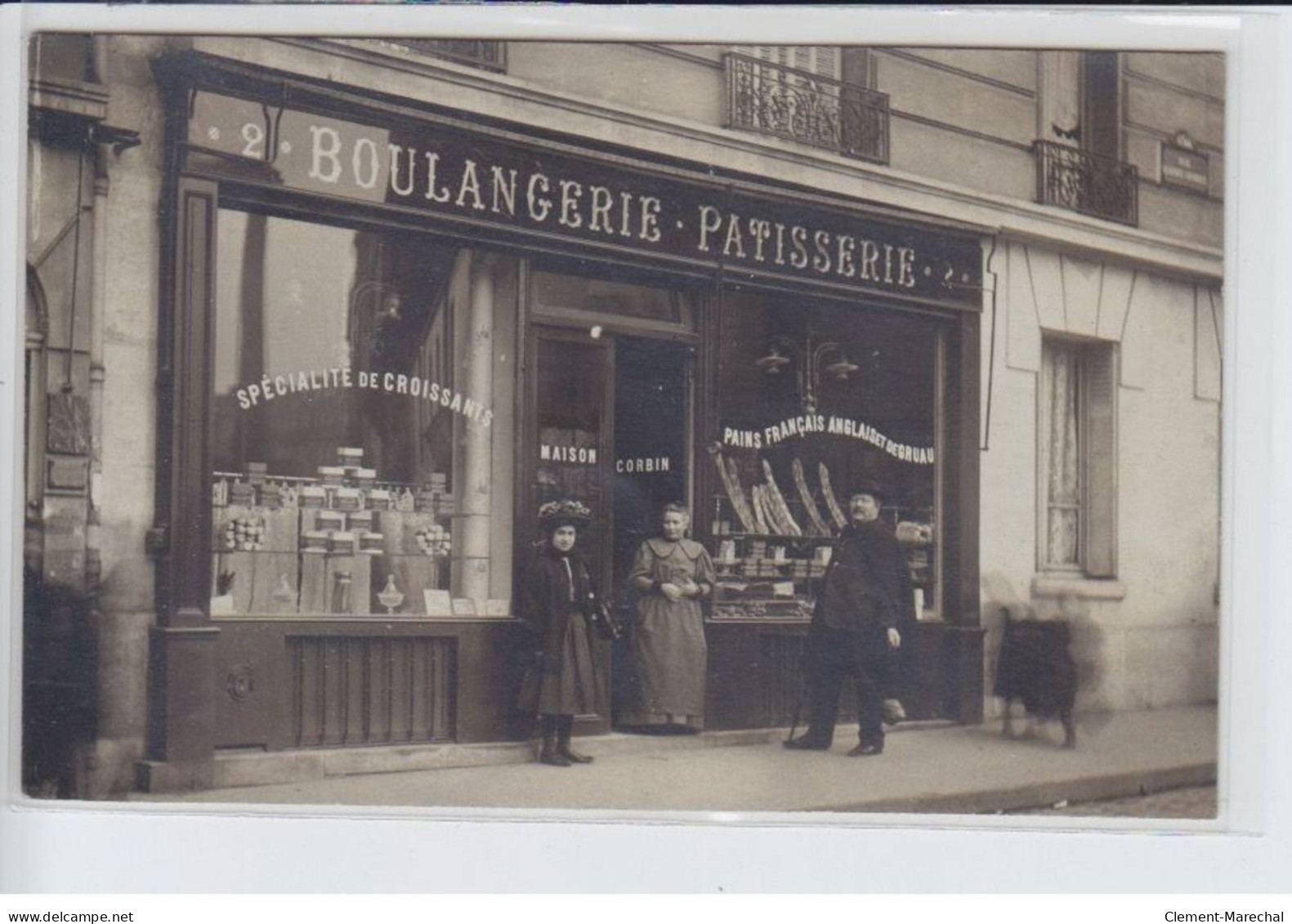 FRANCE: Boulangerie Patisserie, Spécialité De Croissants, Maison Corbin, Pains Français Anglais De Gruau - Très Bon état - Fotos
