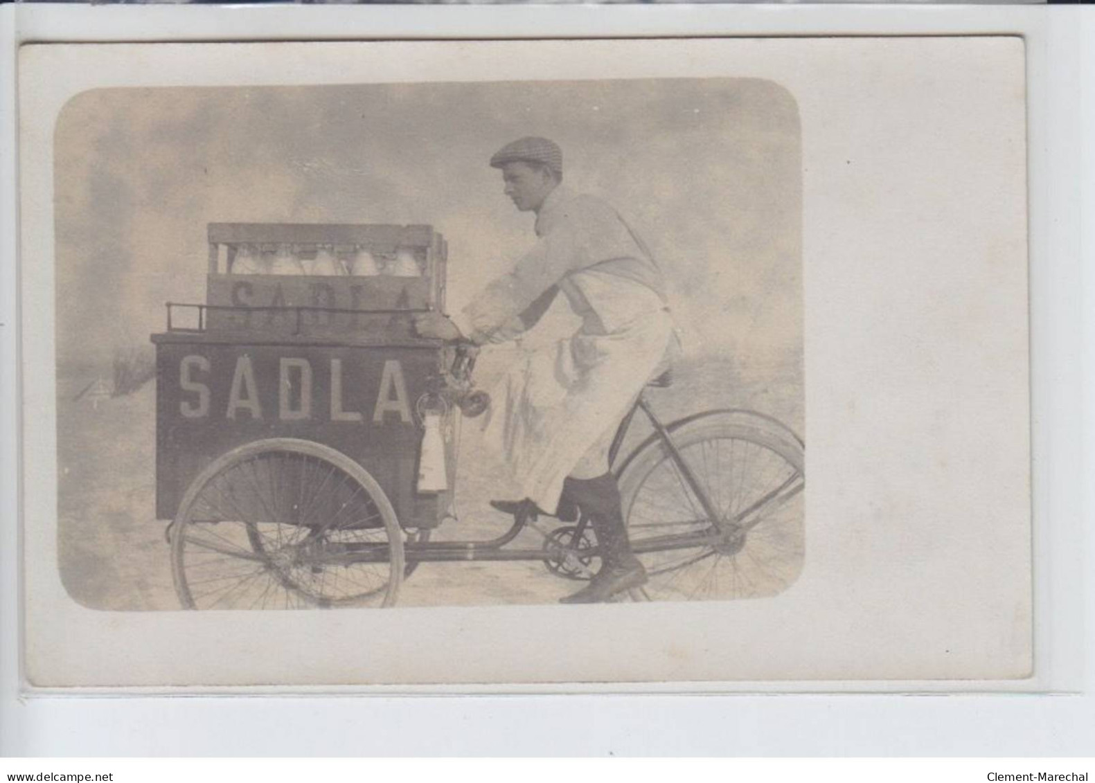 FRANCE: Le Pouliguen(?) Sadla, Vendeur Cycliste - Très Bon état - Photos