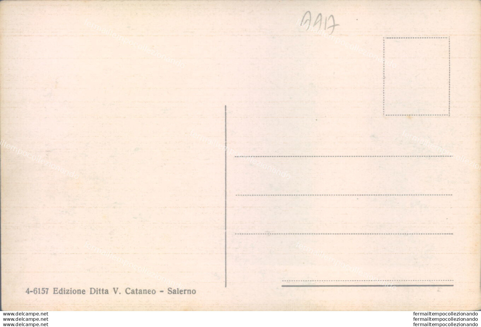 Aa17  Cartolina Salerno Citta' Riproduzione Anni 50-60 - Salerno