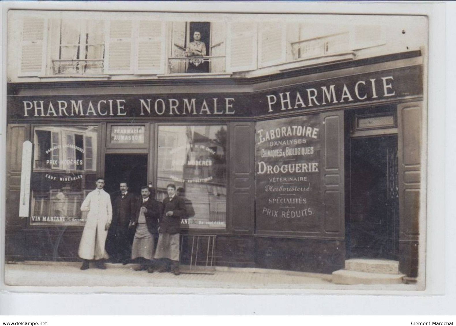 FRANCE: Pharmacie Normale Aumasson, Laboratoire D'analyses Chimiques Et Biologiques - Très Bon état - Foto