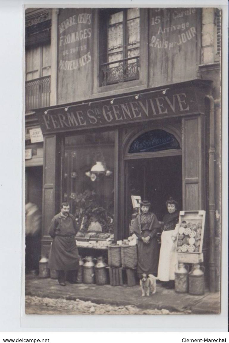 FRANCE: Ferme Sainte-geneviève Beurre Oeufs Fromages De Toutes Provenances, Chien, Commerce - Très Bon état - Photos