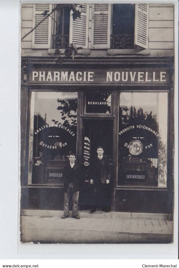 FRANCE: Rueil(?) Pharmacie Nouvelle Beaulavon, Analyse Médicales, Oxygène Pur, Produits Vétérinaires - Très Bon état - Photos