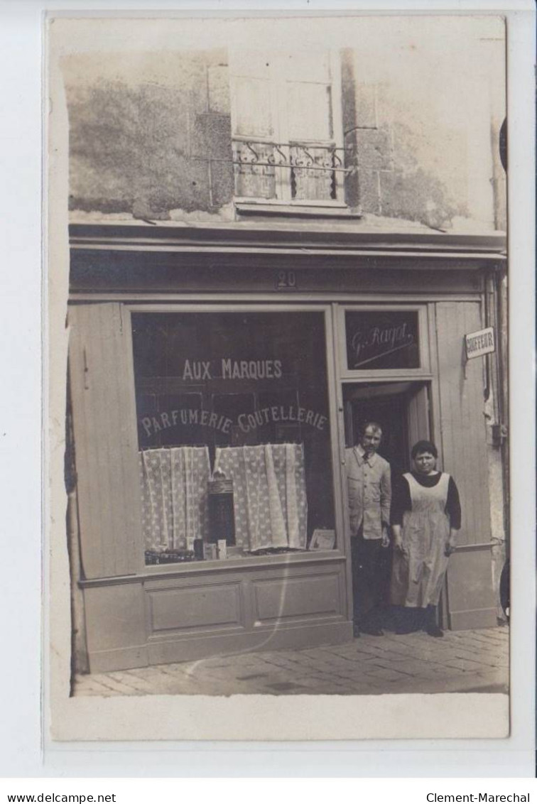 FRANCE: Le Mans(?) 18 Rue Des 4 Roues(?), G. Ragot, Aux Marques Parfumerie Coutellerie Coiffeur - Très Bon état - Photos