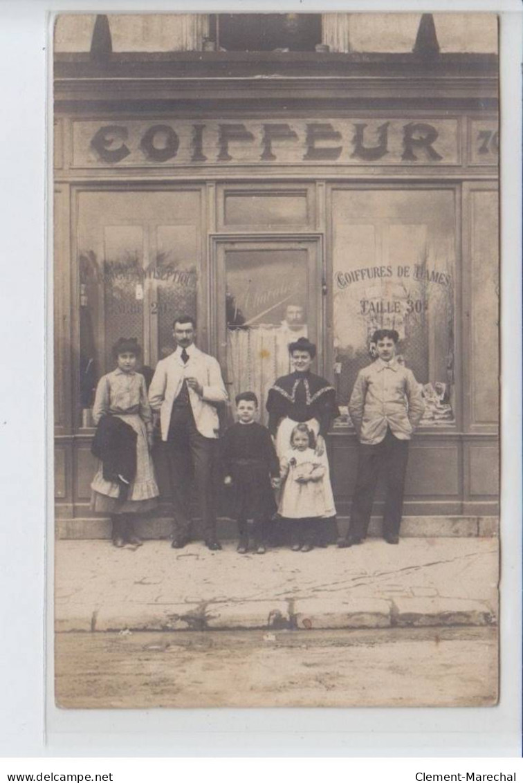 FRANCE - Coiffeur De Dames, Service Antiseptique, Barbe 20., Taille 30., P. Chatulier(?) - état - Fotos