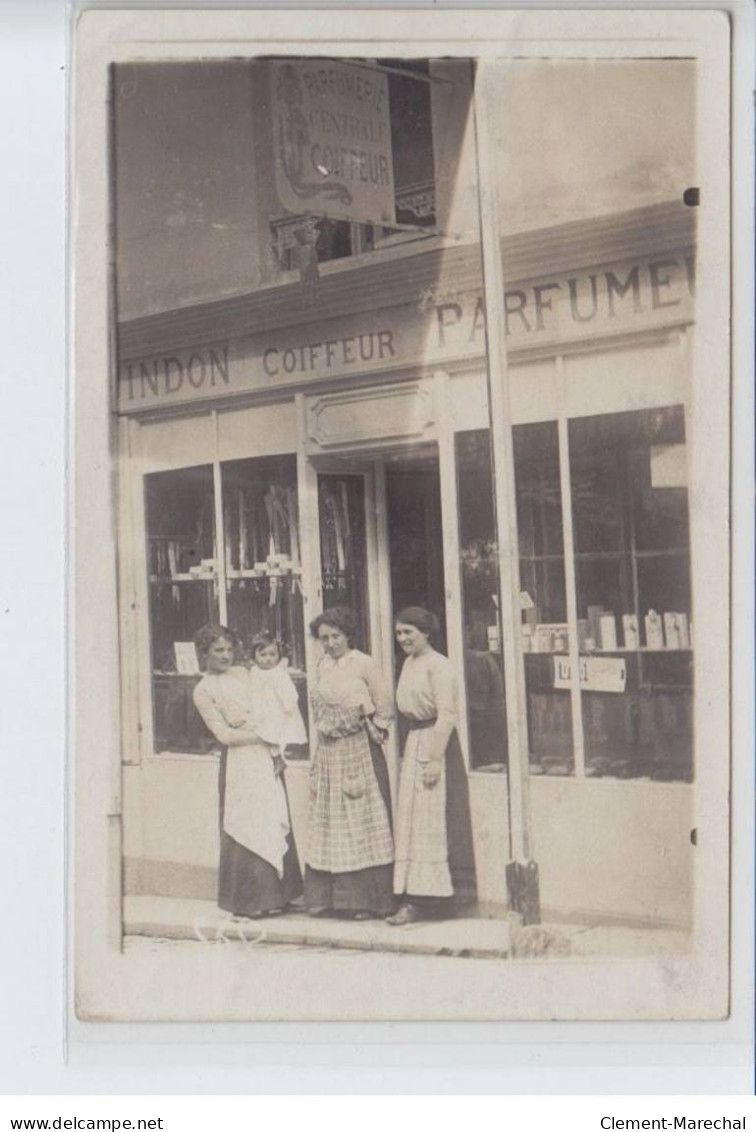 FRANCE - Indon(?) Coiffeur Centrale Parfumerie - Très Bon état - Fotos