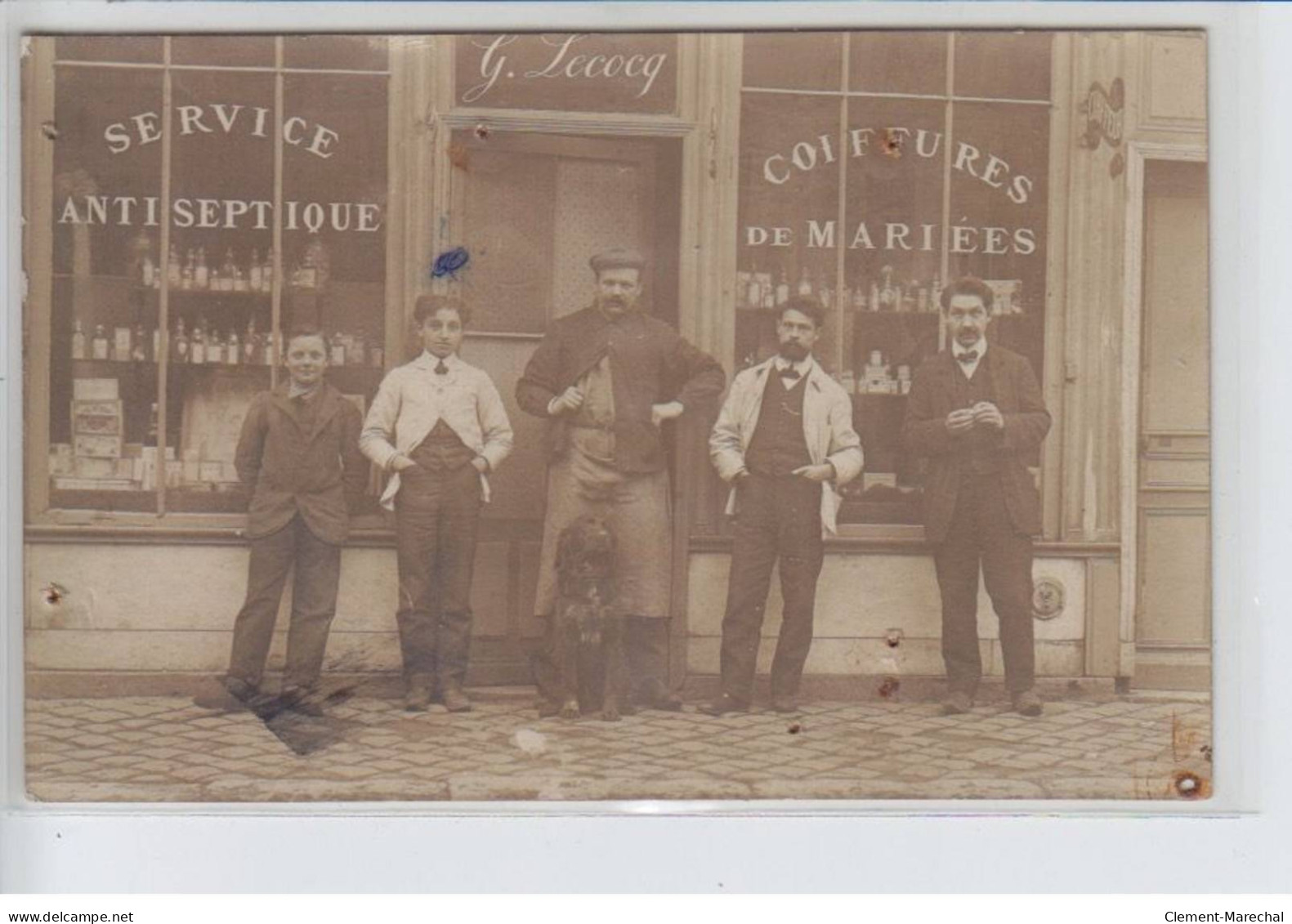 FRANCE - Coiffeur Raymond Plein, G. Lecocq, Service Antiseptique, Coiffures De Mariées Chien - état - Photos