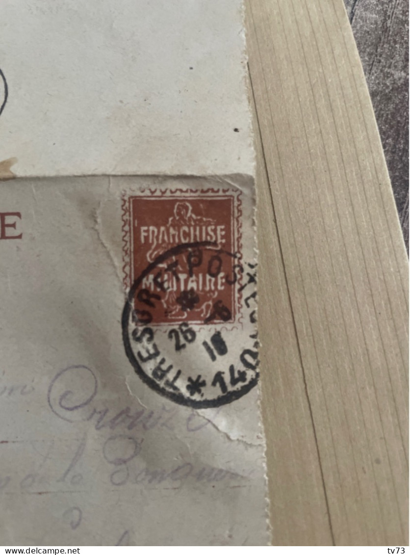 EB013b - Carte Lettre De L’espérance ( état ) Franchise Militaire Entier Postal Pour SARLAT - 1916 - Dordogne - Sarlat La Caneda