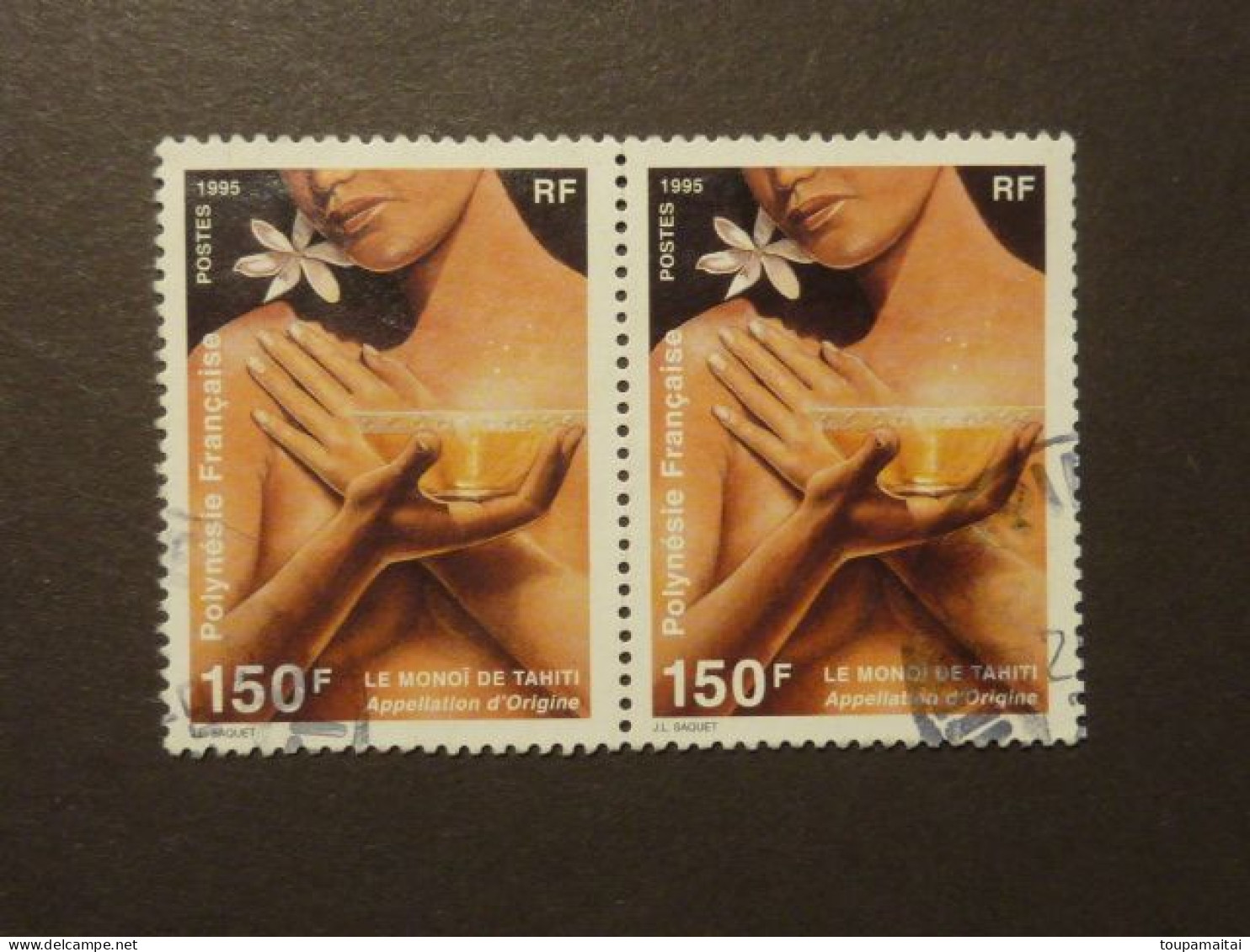 POLYNESIE FRANCAISE, Année 1996,  Paire De YT N° 476 Oblitérés - Used Stamps