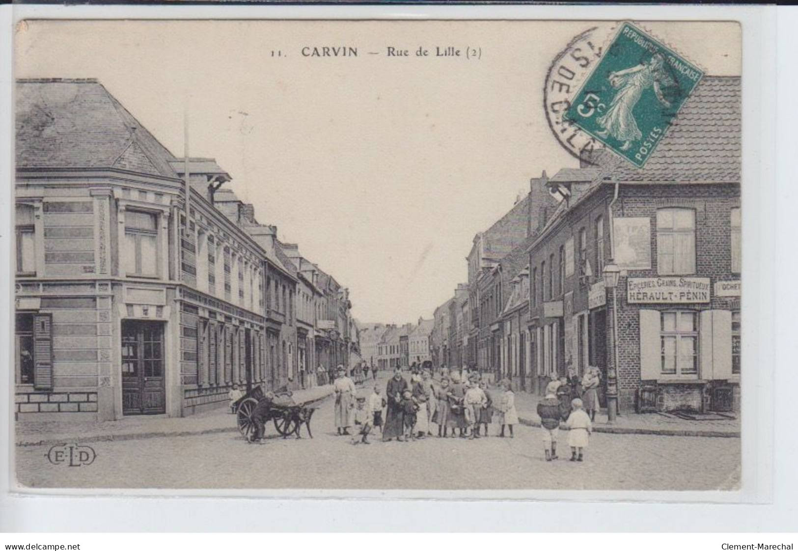 CARVIN: Rue De Lille, Voiture à Chien - état - Andere & Zonder Classificatie