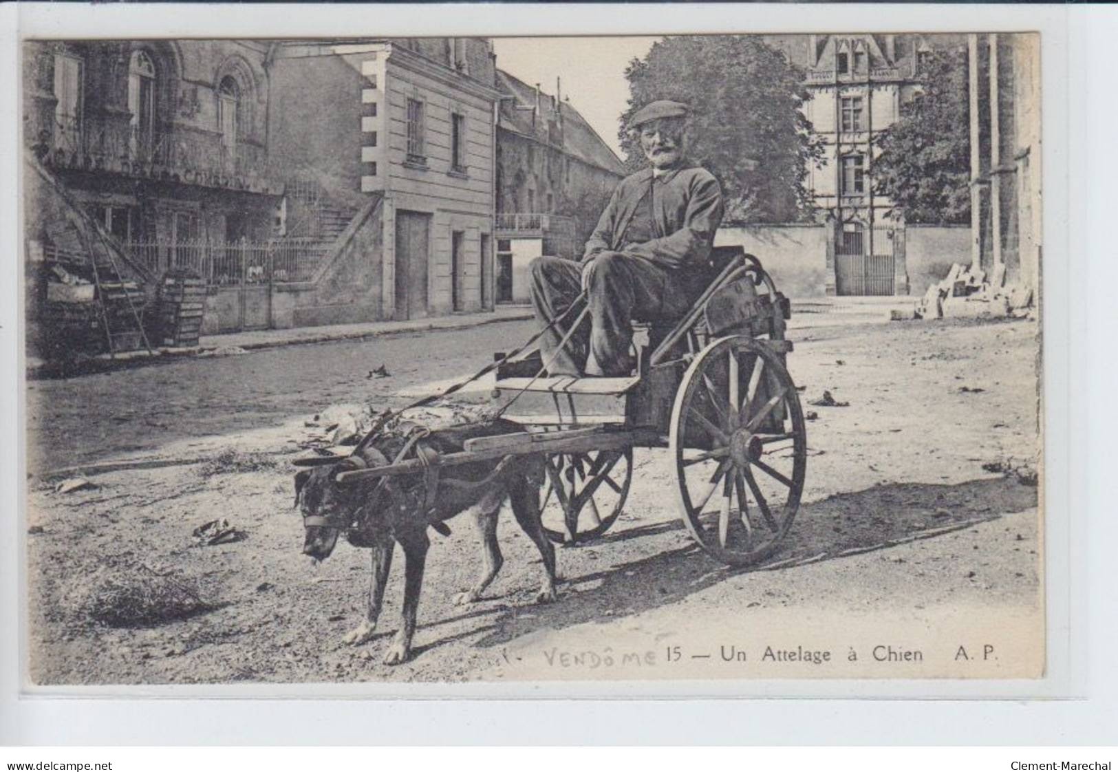 VENDOME: Un Attelage De Chien, Voiture à Chien - Très Bon état - Vendome